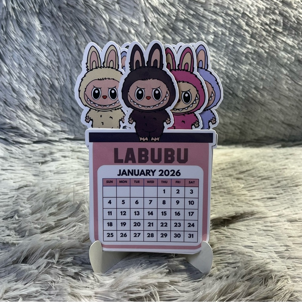 Labubu Mini Desk Calendar 2026